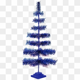 Christmas Tree, HD Png Download - blue christmas ornaments png