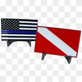 Scuba Diving, HD Png Download - thin blue line flag png