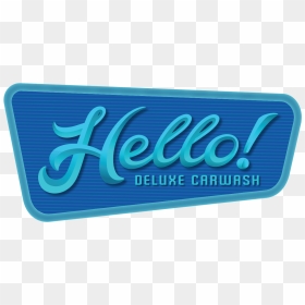 Hello Deluxe Car Wash - Graphic Design, HD Png Download - carwash png