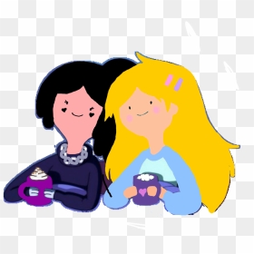 Thus Is An Edit Of Marceline And Princess Bubblegum - Cartoon, HD Png Download - princess bubblegum png