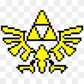 Tri Force Clipart , Png Download - Pixel Art Zelda Triforce, Transparent Png - tri force png