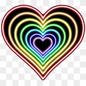 Neon Heart Png Photo - Neon Hearts, Transparent Png - neon heart png