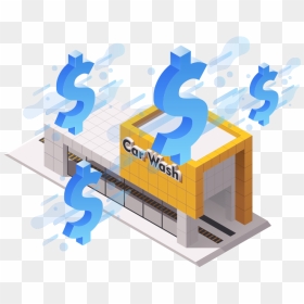 Carwash Dollars Graphic - Graphic Design, HD Png Download - carwash png