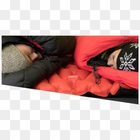 Klymit Static Insulated Double V Two-person Sleeping - Klymit Double V Sleeping Pad, HD Png Download - person sleeping png