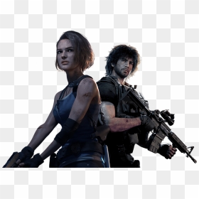 Characters - Resident Evil 3 Remake Carlos Oliveira, HD Png Download - jill valentine png