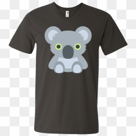 Koala Emoji Men"s V Neck T Shirt - T Shirt Luigi Mansion 3, HD Png Download - koala emoji png