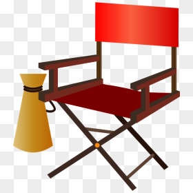 Directors Chair Megaphone Clipart - Director Chair Mockup Free, HD Png Download - directors chair png
