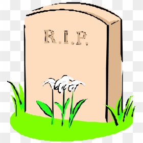 Drum Roll Clip Art - Clip Art Grave Stone, HD Png Download - rip tombstone png