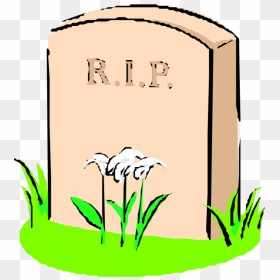 Drum Roll Clip Art - Clip Art Grave Stone, HD Png Download - rip tombstone png