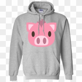 Pig Face Emoji Hoodie - Greys Anatomy Hoodies, HD Png Download - pig emoji png