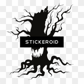 Halloween Spooky Trees , Png Download - Drawing Ghost Tree, Transparent Png - halloween tree png