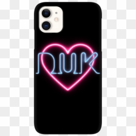 Mobile Phone, HD Png Download - neon heart png