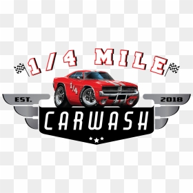 1/4 Mile Car Was Okotoks - Performance Car, HD Png Download - carwash png