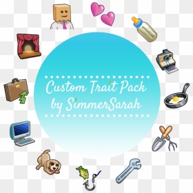 Sims 4 Cc Traits Pack, HD Png Download - the sims 4 png