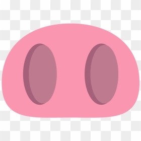 Pig Nose Emoji Clipart - Pig Nose Clipart, HD Png Download - pig emoji png