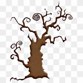 Transparent Arbre Clipart - Horror Trees Cartoon Images Png, Png Download - halloween tree png