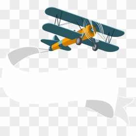 Clip Art, HD Png Download - plane with banner png