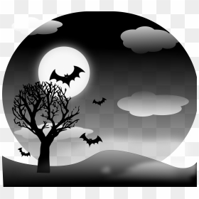 Halloween Landscape Clip Arts - Connecting Dots For Kids Printables, HD Png Download - halloween tree png