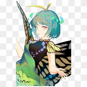 Render Eternity Larva By Minjaecucheoo - Touhou Eternity Art, HD Png Download - cartoon wings png