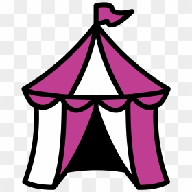 Transparent Tent Clipart Png - Pink Carnival Tent Clipart, Png Download - carnival tent png