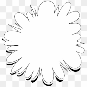 Line Art, HD Png Download - white burst png