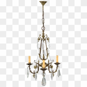 French Bronze And Crystal Light K R Clipart , Png Download - 15 Light Bronze Chandelier, Transparent Png - chandelier silhouette png