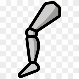 Mechanical Leg Emoji Clipart - Drawing, HD Png Download - arm emoji png