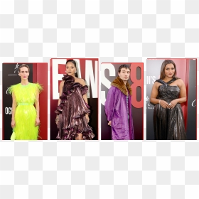 This Image May Contain Rihanna Mindy Kaling Clothing - Oceans 8 Premiere, HD Png Download - ezra miller png