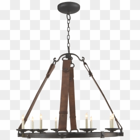 Visual Comfort Dressage Chandelier Aged Iron, HD Png Download - chandelier silhouette png
