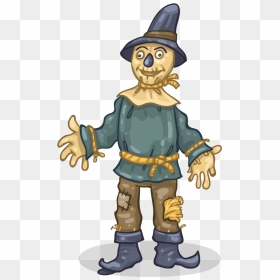 Cartoon, HD Png Download - scarecrow clipart png