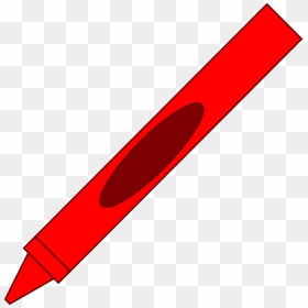 Free Crayon Clipart Red Color - Red Crayon Clip Art, HD Png Download - red crayon png