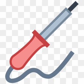 Iron Clipart Flat Iron - Soldering Iron, HD Png Download - flat iron png