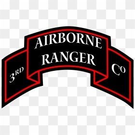 1st Ranger Infantry Company Patch, HD Png Download - red ranger png