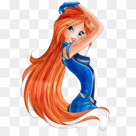 World Of Winx Bloom In Spy Outfit Png Picture - World Of Winx Bloom, Transparent Png - cartoon wings png