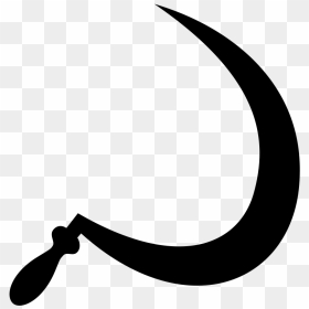Hammer And Sickle Without Hammer, HD Png Download - hammer silhouette png