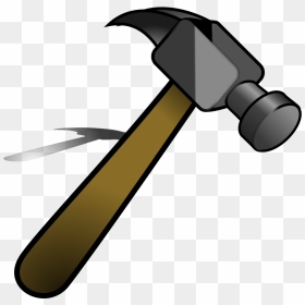 Hammer Svg Clip Arts - Tools For Carpenter Clipart, HD Png Download - hammer silhouette png