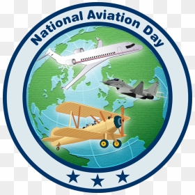 You Can Use These Free Observances Cliparts For Your - National Aviation Day 2020, HD Png Download - plane with banner png