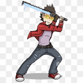 Thumb Image - Travis Touchdown Render Png, Transparent Png - travis touchdown png