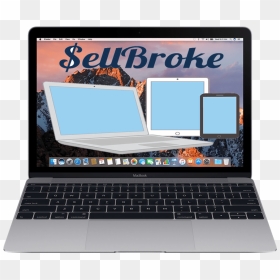 Sell Broken Macbook 12-inch - Patch Panel, HD Png Download - broken computer png