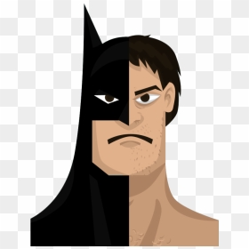 3 Its Easy To Figure Out Who Batman Is - Cartoon, HD Png Download - batman head png