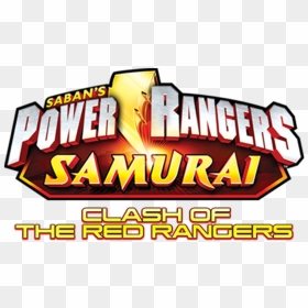 Power Rangers Samurai - Power Rangers Samurai Clash Of The Red Rangers Logo, HD Png Download - red ranger png