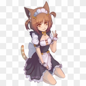 “a Practice Piece I Made A While Back Azuki From Nekopara - Cartoon, HD Png Download - nekopara png