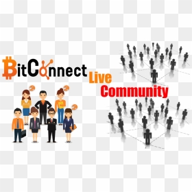 Crew , Png Download - Group Of People, Transparent Png - bitconnect png