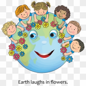 Transparent Earth Day People Facial Expression Cartoon - Earth Day Kids Clipart, HD Png Download - people looking down png