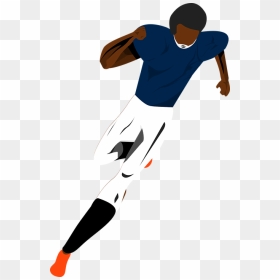 Football Player Running American Football Nfl Player, HD Png Download - nfl player png