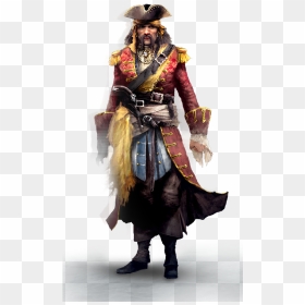 Transparent Edward Kenway Png - Fancy Pirate Dnd Character, Png Download - edward kenway png