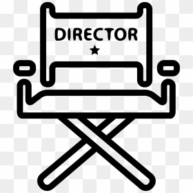 Cinema Director Chair - Director Chair Vector Png, Transparent Png - directors chair png