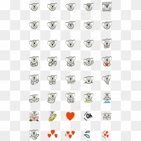 Line Emoji Sanrio, HD Png Download - koala emoji png