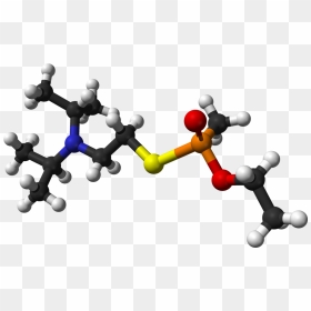 Vx S Enantiomer 3d Balls - Nerve Atom, HD Png Download - nick cage face png