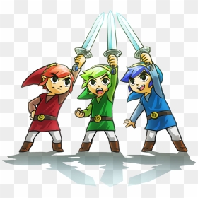 Legend Of Zelda Tri Force Heroes Art, HD Png Download - tri force png